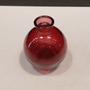 Imagem de VASO DECORATIVO ENFEITE CASA GARRAFA HOME&CO VIDRO 9x7x7cm VINHO