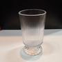 Imagem de VASO DECORATIVO ENFEITE CASA REDONDO HOME&CO COM PÉ VIDRO x17x10cm TRANSPARENTE