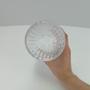 Imagem de VASO DECORATIVO ENFEITE CASA REDONDO HOME&CO ECO CRYSTAL 18x10x10cm TRANSPARENTE