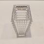 Imagem de VASO DECORATIVO ENFEITE CASA RETANGULAR HOME&CO ECO CRYSTAL 10x8x5cm TRANSPARENTE