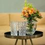Imagem de VASO DECORATIVO ENFEITE CASA VIDRO 15x6x6cm TRANSPARENTE