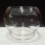 Imagem de VASO DECORATIVO ENFEITE CASA VIDRO 20x24x24cm TRANSPARENTE