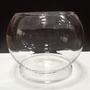 Imagem de VASO DECORATIVO ENFEITE CASA VIDRO 20x24x24cm TRANSPARENTE