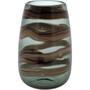 Imagem de Vaso Decorativo Enfeite Casa Vidro 27x17x17cm Marrom