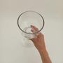 Imagem de Vaso Decorativo Enfeite Casa Vidro 30x12x12cm Transparente
