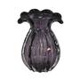 Imagem de Vaso Decorativo Murano Cristal Roxo Translucido Lapidados