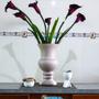 Imagem de Vaso Decorativo Para Arranjos De Flores Centro De Mesa Alto 33cm Em Vidro