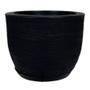 Imagem de Vaso decorativo para plantas grandes cone modelo grafiato interior e exterior 50 litros  com prato coletor