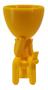 Imagem de Vaso Decorativo Robert Plant Banheiro Celular Suculentas Amarelo 13 cm