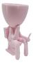 Imagem de Vaso Decorativo Robert Plant Banheiro Celular Suculentas Rosa Claro 13 cm