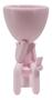 Imagem de Vaso Decorativo Robert Plant Banheiro Celular Suculentas Rosa Claro 13 cm