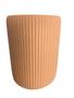 Imagem de Vaso Em Cimento 14,5 cm x 11,0 cm Terracota Canaletado - Grillo