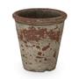 Imagem de Vaso Floral Atlanta Terracota Envelhecida Redondo Bege