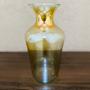 Imagem de Vaso Floreiro de Vidro Espelhado Decoração Ambar - 22cm