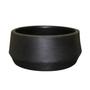 Imagem de Vaso Formato Bacia Grafiato Jasmine Preto 33,4 Litros Com Tamanho 22xØ45x45 Durín
