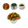 Imagem de Vaso Geométrico Decorativo + 1 Arranjo de Flor Artificial