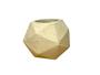 Imagem de Vaso geometrico P 11x11cm polietileno resistente decoração de mesa, escritorio e varanda 