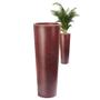 Imagem de Vaso Grande de Chão Decorativo De Polietileno 27,5 Litros Classic Cone 70 Terraza Para Sala Varanda E Escritório Para Planta - Nutriplan