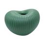 Imagem de Vaso Maior Ceramica Verde Decorativo Curvado Designo Moderno