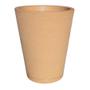 Imagem de Vaso para planta coluna decorativa grafiato de luxo com prato - 36x31