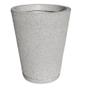 Imagem de Vaso para planta coluna decorativa grafiato de luxo com prato - 36x31