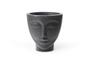 Imagem de Vaso Para Planta Face Rosto Cabeça Mulher N34 34cm 14,5L Nutriplan Preto Polietileno Decoração