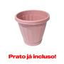 Imagem de Vaso para Plantas Decorativo Cachepot Com Prato N22 Uninjet
