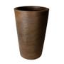 Imagem de  Vaso para plantas e flores decorativo Coluna Redondo Cone modelo  grafiato Tamanho PP 28x23