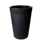 Imagem de  Vaso para plantas e flores decorativo Coluna Redondo Cone modelo  grafiato Tamanho PP 28x23