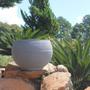 Imagem de Vaso para Plantas Redondo em Polietileno 34 Esfera Latticce 27x23cm Japi