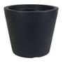 Imagem de Vaso Planta Cone Decorativo Jardim Polietileno 45x41cm Preto CBP2-PC