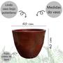 Imagem de Vaso Polietileno Bojo Grande Alt 40cm Cores Decoração Jardim