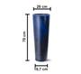 Imagem de Vaso Polietileno Classic Cone 70 Nutriplan cor Azul Cobalto