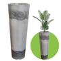 Imagem de Vaso Polietileno Para Planta Cor Cimento Marmorizado