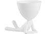 Imagem de Vaso Poliresina Branco Mart Bob Plant 13x9,5cm