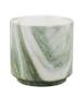 Imagem de Vaso Porcelana Verde Estilo Mármore 8x8x8cm