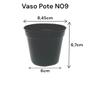 Imagem de Vaso Pote Preto N09 6Cm L X 6,7Cm A 200 Unidades