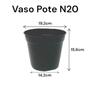 Imagem de Vaso Pote Preto N30 31Cm L X 27Cm A 5 Unidades