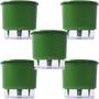 Imagem de Vaso Raiz Autoirrigavel 21x18 Verde Esc Cultivar Plantar 5un