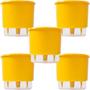 Imagem de Vaso Raiz Autoirrigavel N3 16X14 Amarelo Anti Dengue 5 Pcs