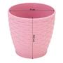 Imagem de Vaso Rattan Redondo M2 (750ml) Rosa INJEPLASTEC