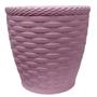 Imagem de Vaso Rattan Redondo M2 (750ml) Rosa INJEPLASTEC