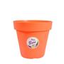 Imagem de Vaso Redondo Moderno 25 cm Para Jardim Bari Salmão Coral VB25C