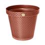 Imagem de Vaso Redondo Rattan Terracota 35 Cm 20 Litros Marrom