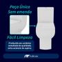 Imagem de Vaso Sanitário Monobloco Completo - Caixa Acoplada Privada modelo Una Tubrax