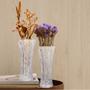 Imagem de Vaso Transparente Decoração de Estante Moderna 19cm Glamour Enfeite Sofisticado