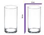 Imagem de Vaso Vasilha Jarro de Vidro Modelo Copo para Decorar e Arranjos Casamentos Festas Versátil Elegante Sofisticado 18cm