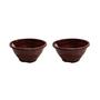 Imagem de Vaso Vasinho Planta Jardim Quintal Jardinagem Marrom Cuia 2 Litros - Kit 15 und