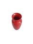 Imagem de Vaso Vermelho Tipo Murano com Relevo em Rosas 29x Ø10cm.