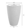 Imagem de Vaso Wave Cônico 30 Chumbo - JVWCE30